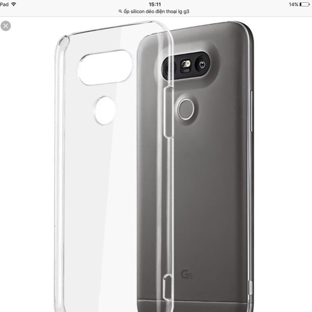 Ốp dẻo silicon LG G5