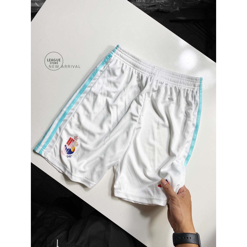 Áo đá banh Bỉ Leaguestore sân khách màu trắng 22/23 - bộ quần áo thể thao đá bóng nam ngắn tay form âu