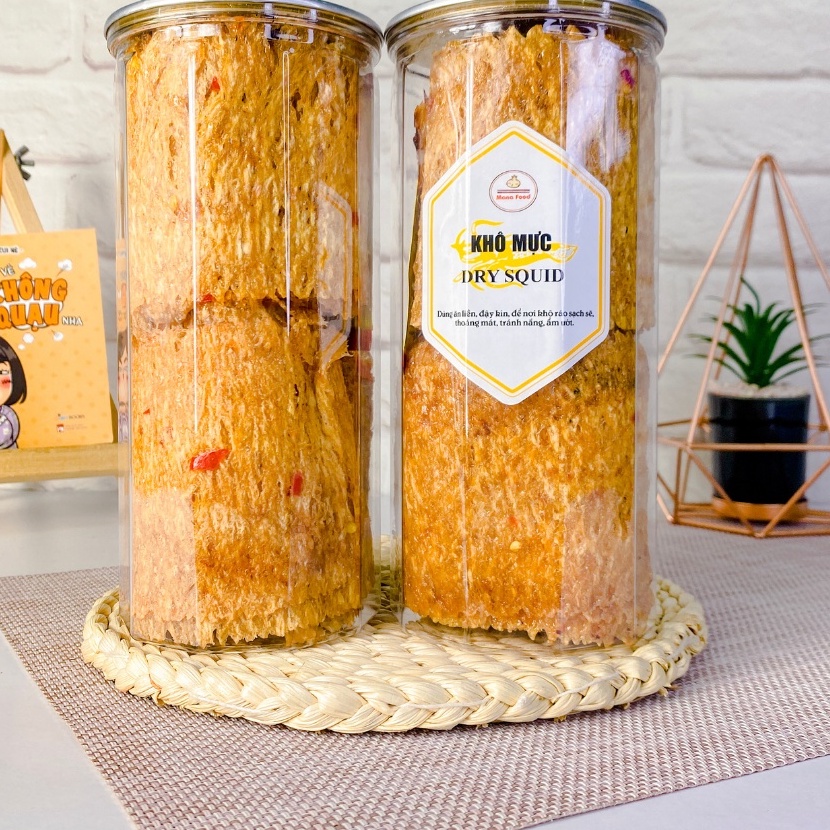 Mực Cán Tẩm Cay Mana Food 300G