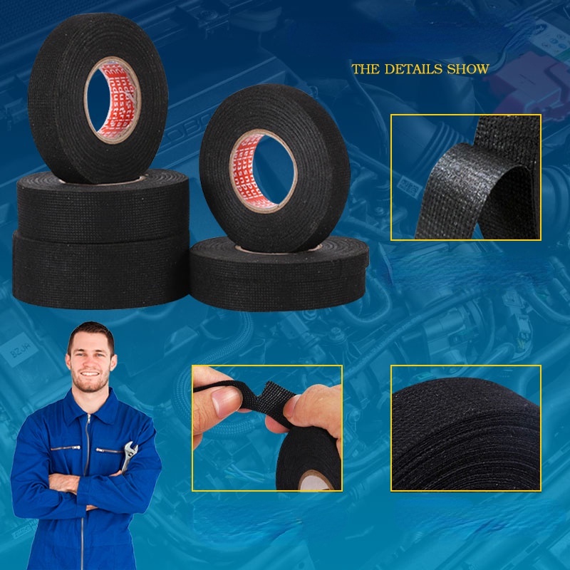 Băng Keo Vải Quấn Dây Điện Xe Hơi Đa Năng