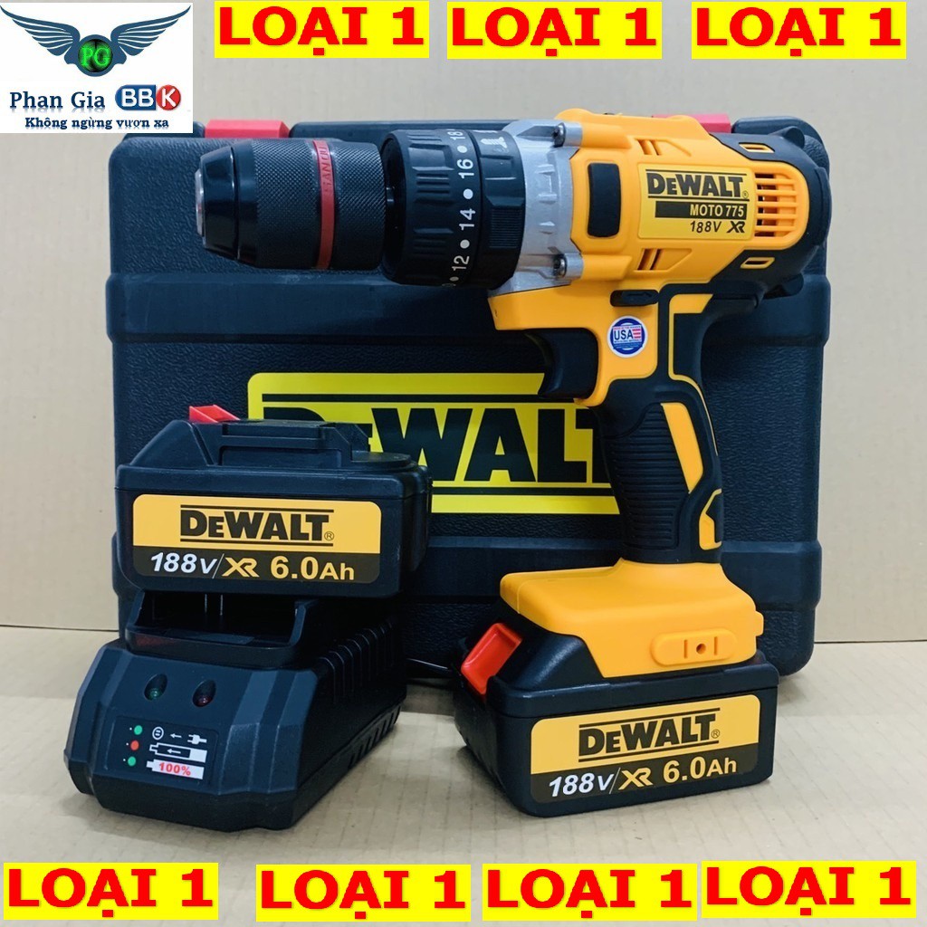 MÁY KHOAN PIN DEWWALT 188V