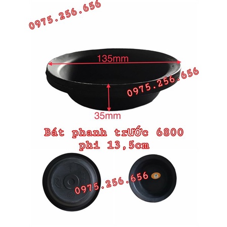 Bát phanh trước 6800 phi 13.5cm phụ tùng ô tô phụ tùng Hùng Lỳ