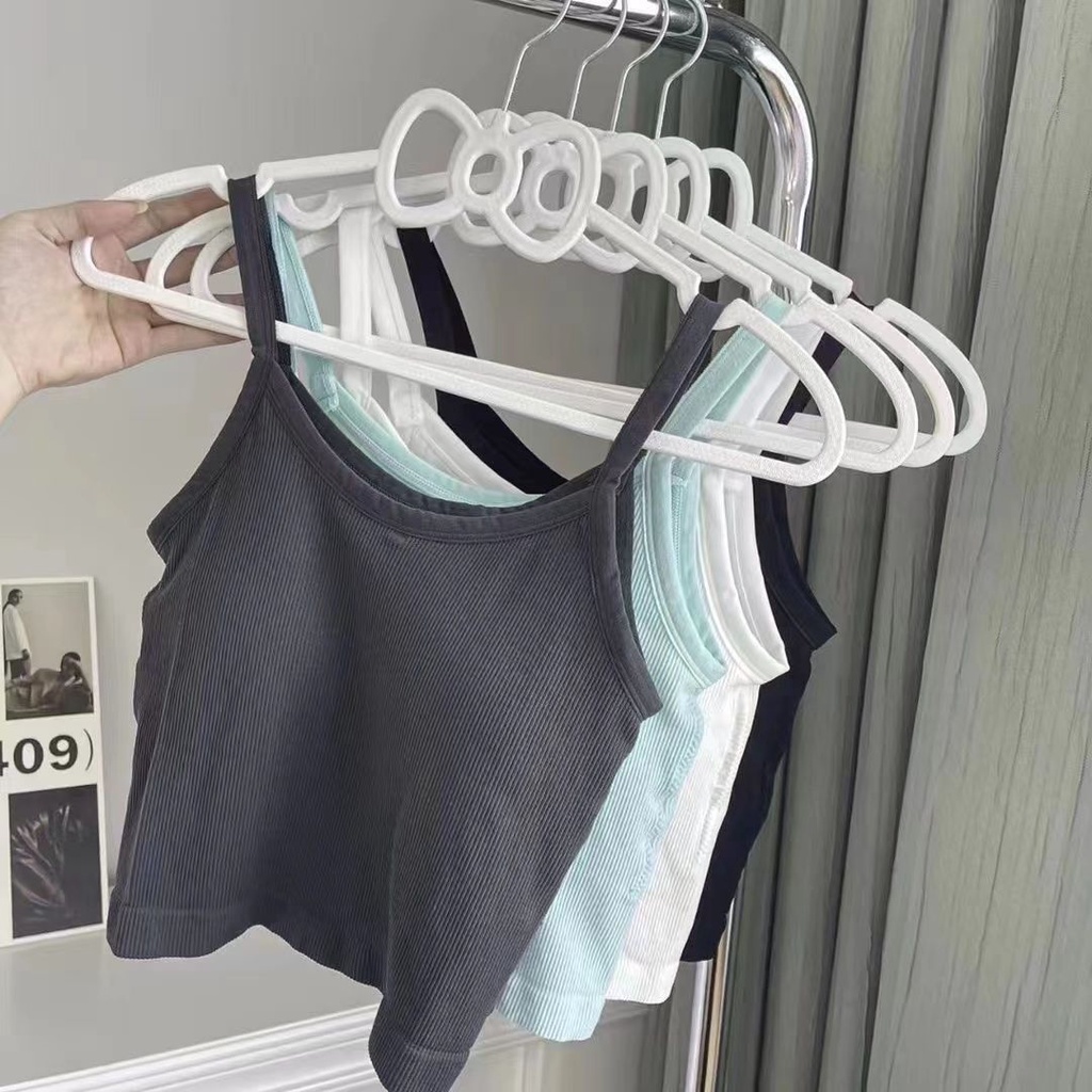 Jiashucheng Áo Lót Ống Mỏng Vừa Vặn Xinh Đẹp Phong Cách Hàn Quốc Chống Chói Cốc Bên Trong