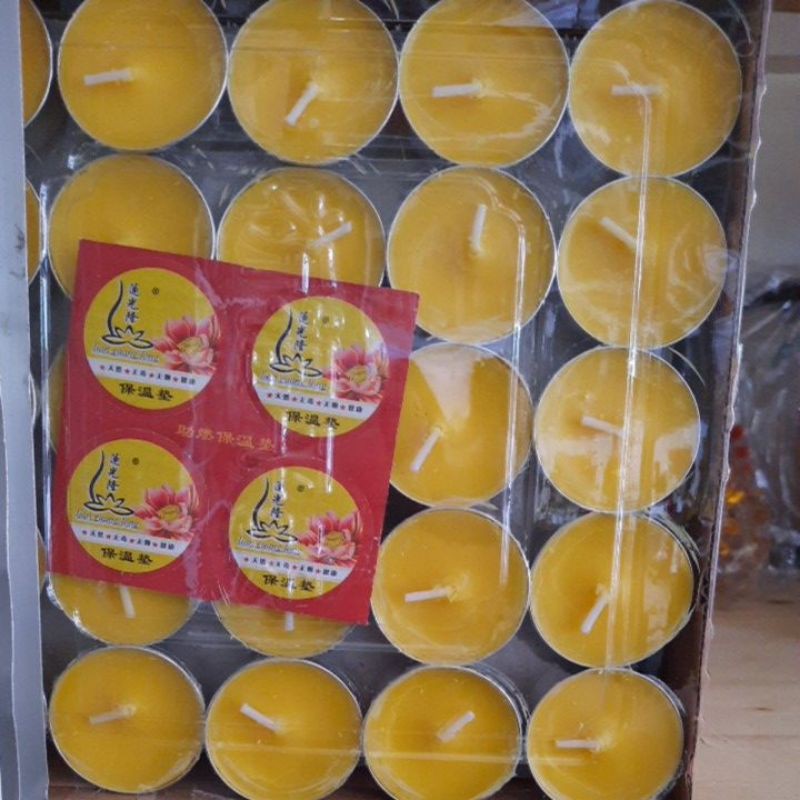 NẾN BƠ TEALIGHT HỘP 100 VIÊN - ĐÀI LOAN