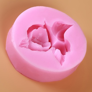 Silicone Mold Rose Shape Cake Mould Chocolate Stencil Candy Baking Decoration