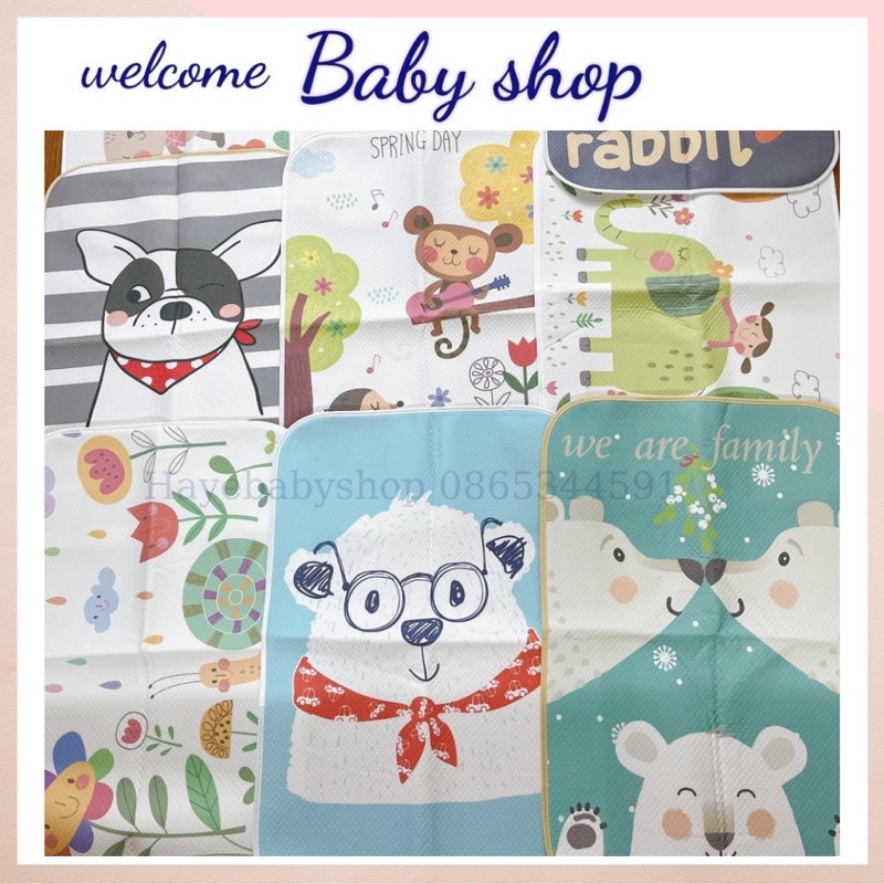 Lót chống thấm 4D cao cấp siêu thấm hút kích thước 50x70cm [ hayebabyshop]