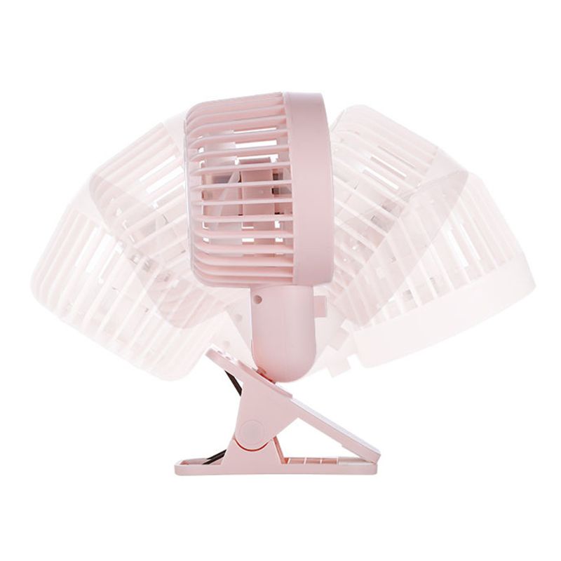 Quạt Làm Mát Để Bàn Hai Cánh Sạc Cổng USB Có Thể Điều Chỉnh