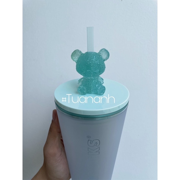 Ly Starbucks Translucent Mint 591ml - Coldcup 20oz