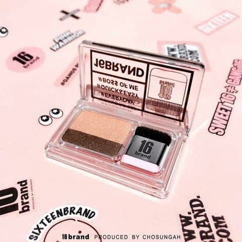 [ĐỌC KĨ MÔ TẢ] Kit màu mắt đa năng 16 Brand Sixteen Eye Magazine All About Eye fullsize 2.5g (Hàn Quốc)