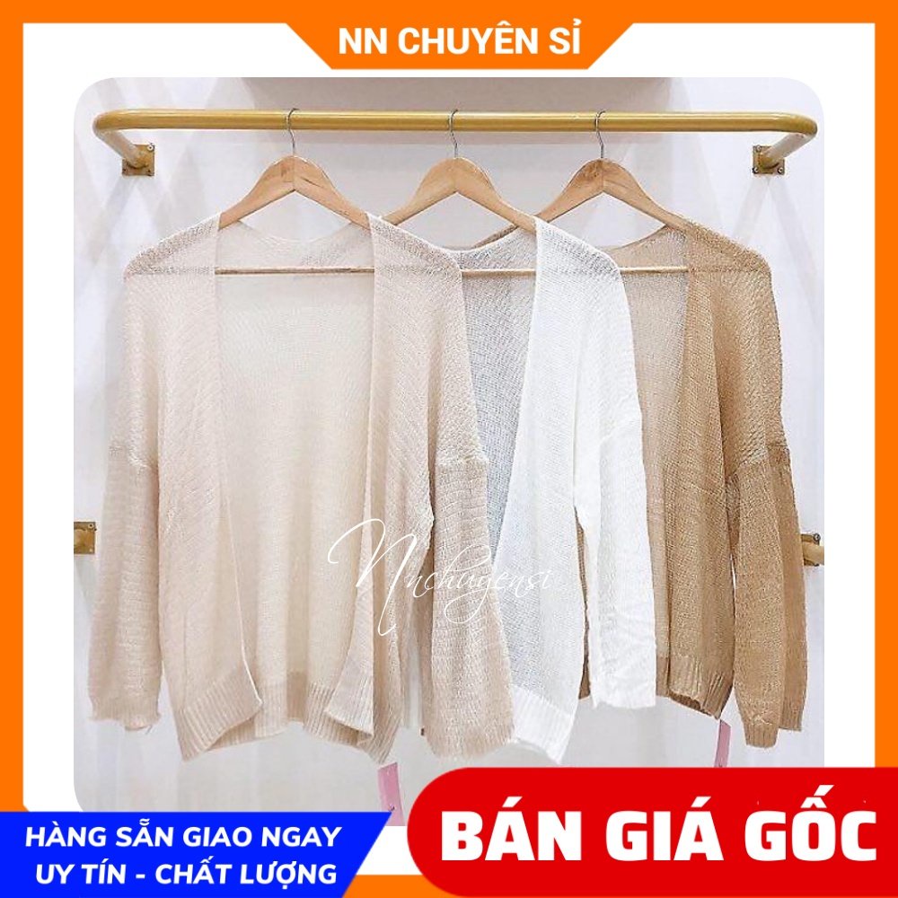 Áo khoác len mỏng Cardigan đi biển TS57