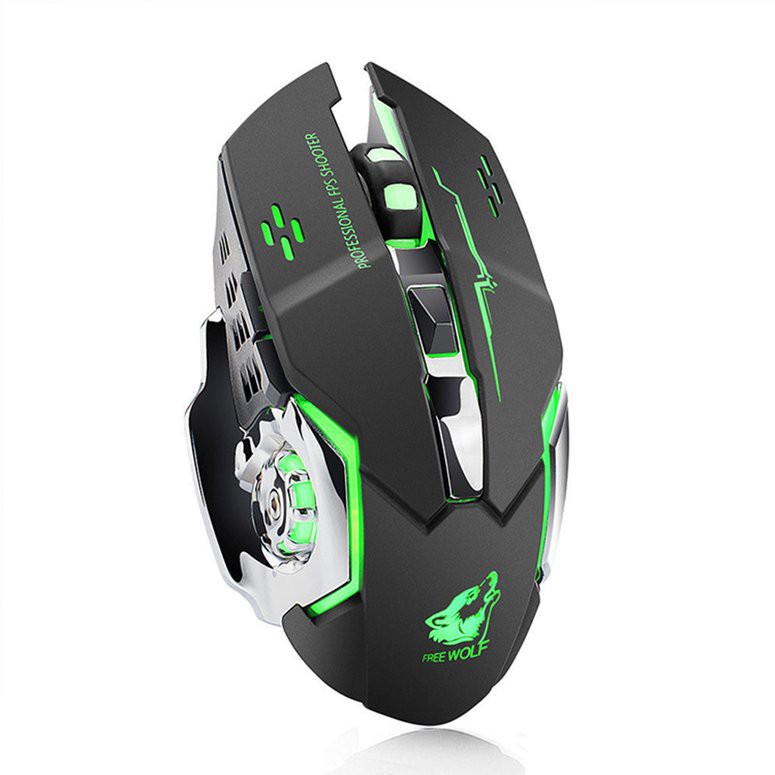 Chuột Quang Gaming X8 Không Dây Có Đèn Led