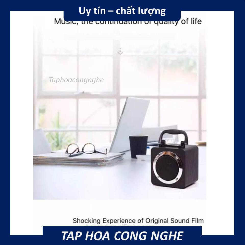 Loa Bluetooth âm thanh lớn bass mạnh có hỗ trợ khe gắn thẻ SD