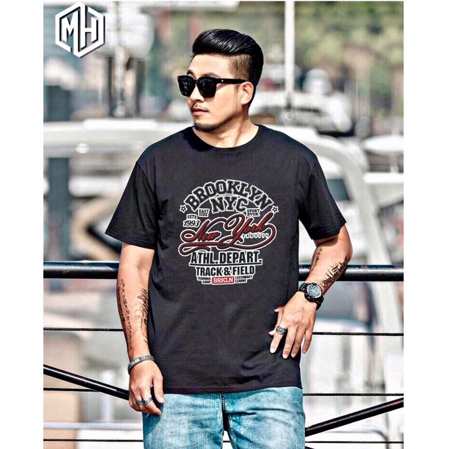 Áo thun BIG SIZE nam nữ từ 50 - 120kg cotton dày dặn và thoáng mát mẫu NYC - MH Store