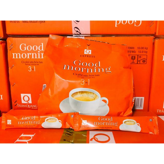Cà phê sữa Good morning -Trần Quang ( 480g  túi 24 gói)