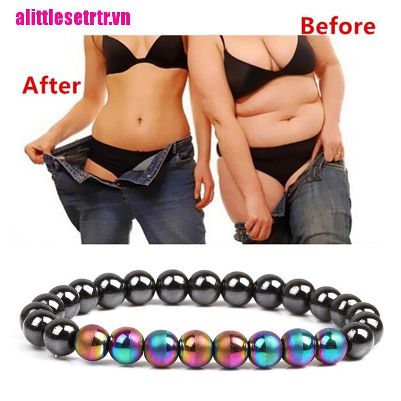 Vòng Tay Chuỗi Hạt Đá Hematite Từ Tính Chăm Sóc Sức Khỏe