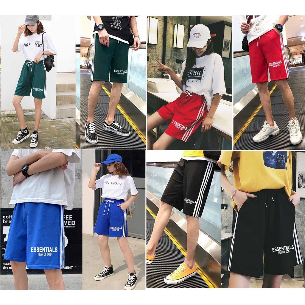 quần đùi nam quần short thun nỉ mặc nhà DHL dáng thể thao 3 sọc thoáng mát thời trang và phong cách v1