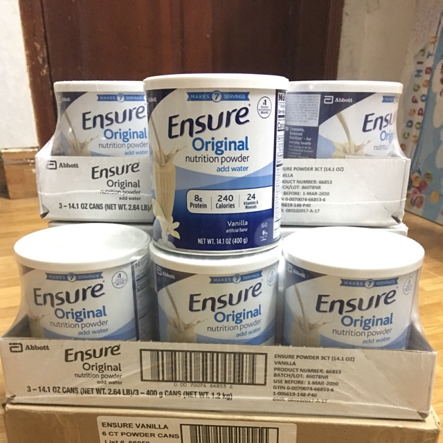 SỮA ENSURE XÁCH TAY TRỰC TIẾP TỪ MỸ