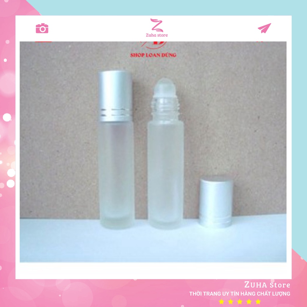 Lọ chiết nước hoa, dầu dừa  bi lăn mờ 10ml/ Chai