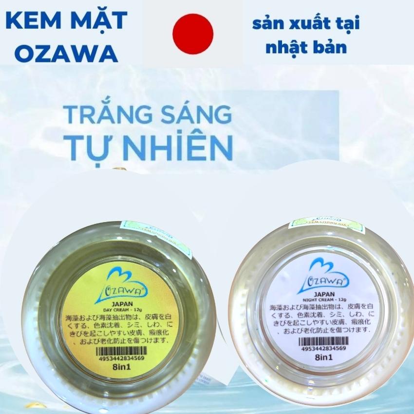 Bộ kem dưỡng trắng da mặt dưỡng ẩm Ozawa Japan 8in1,cấp ẩm,mờ nám,tàn nhang,vết thâm giảm mụn face mỹ phẩm quốc tế abc | BigBuy360 - bigbuy360.vn