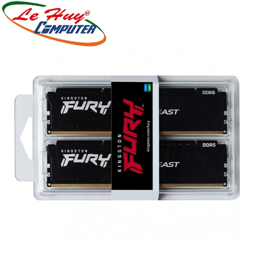 Ram Máy Tính Kingston Fury Beast 32GB (2x16GB) DDR5 5200MHz (KF552C40BBK2-32)