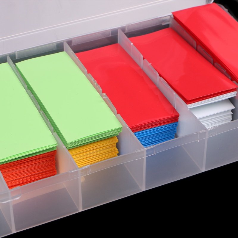 Set 280 Ống Co Nhiệt PVC Phẳng 18650 18500 18.5mm Chuyên Dụng