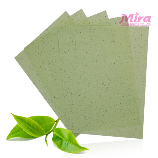 Giấy thấm dầu tinh chất trà xanh MiraCulous Oil Off Paper Hàn Quốc (80 tờ) - Hàng chính hãng