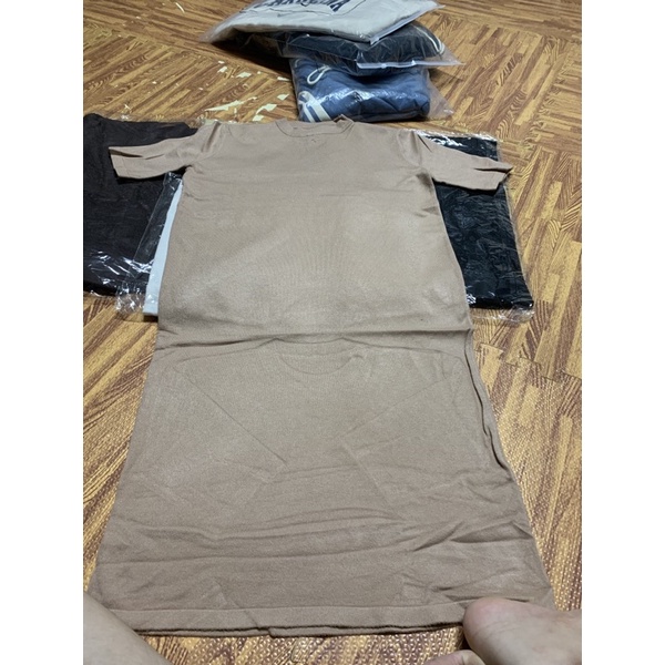 Váy len cổ tròn trơn basic dáng dài-hang QC | BigBuy360 - bigbuy360.vn