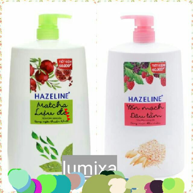 Combo 2 chai sữa tắm Hazeline 1.2kg