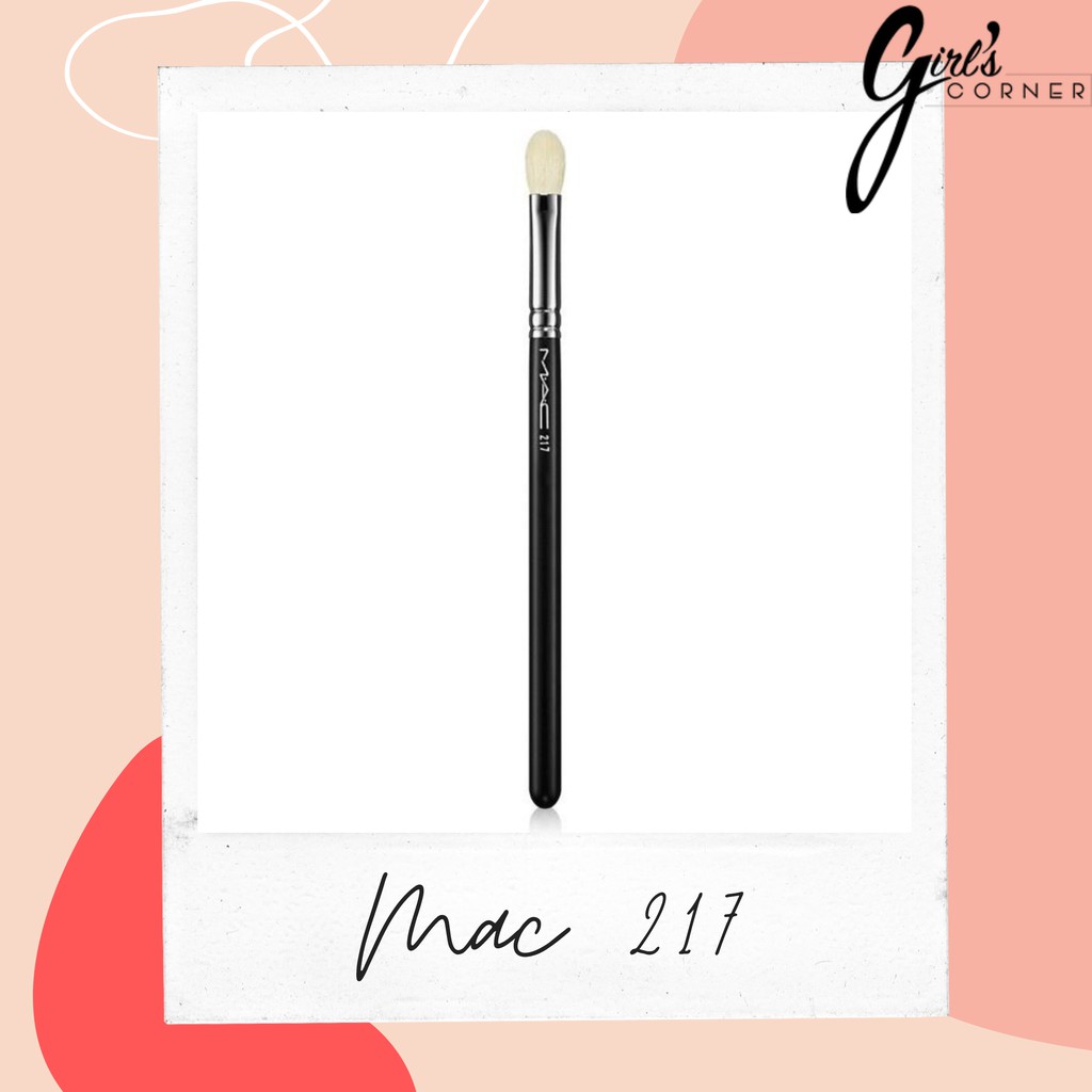 Cọ Flat Blending Và Tán Bầu Mắt MAC 217