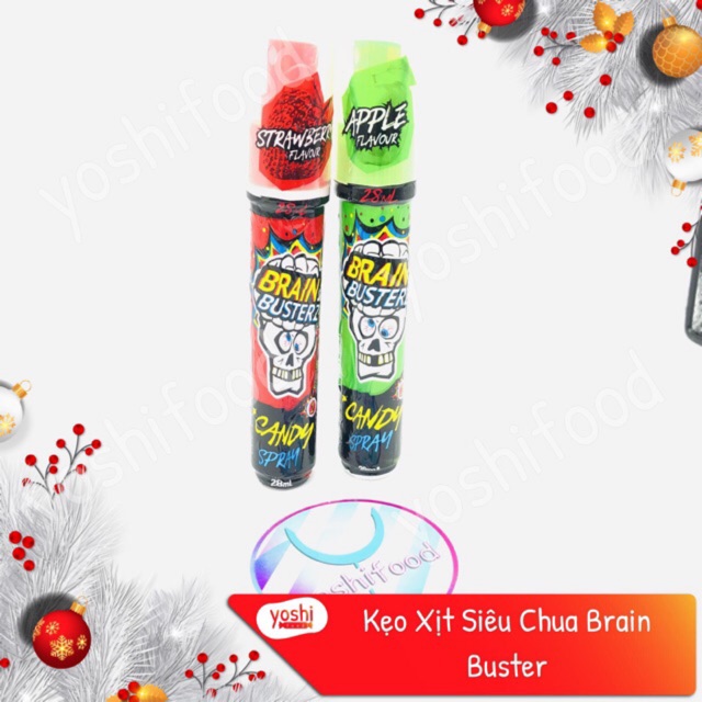 Kẹo Xịt Chua Brain Busterz 28ml