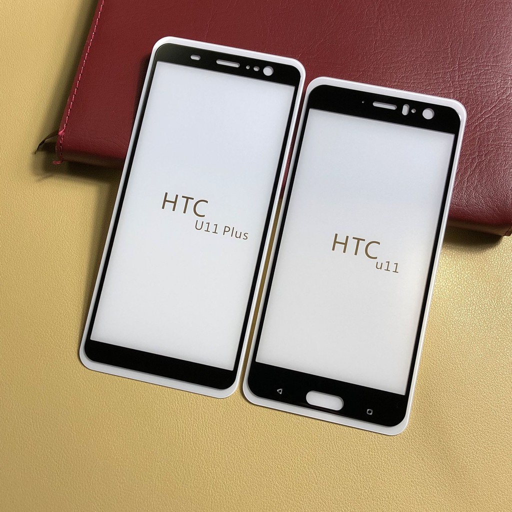 Kính cường lực 3D full viền full keo HTC U11, U11 Plus (có ảnh dán)