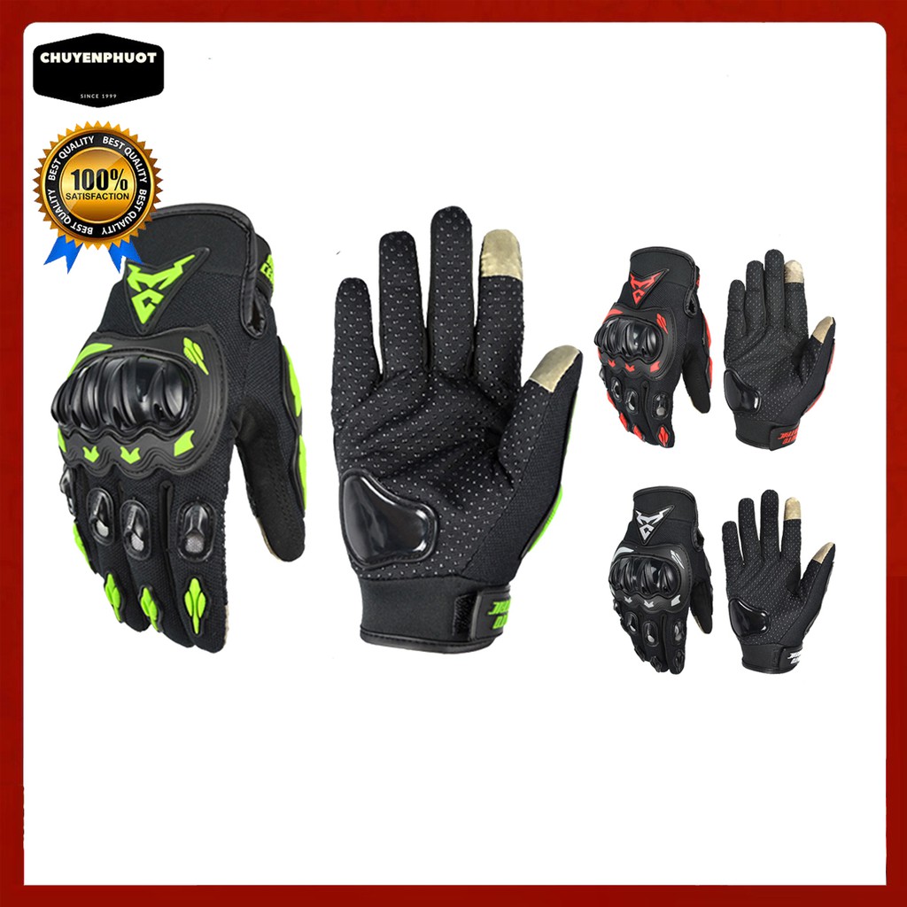 Găng Tay Thể Thao Cảm Ứng Chính Hãng Motocentric - Găng Tay Xe Máy Chống Trượt Thoáng Khí Unisex - Găng Tay Full Ngón Gù