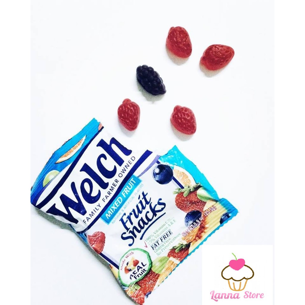 Kẹo dẻo Welchs MỸ gói nhỏ 25.5 gram
