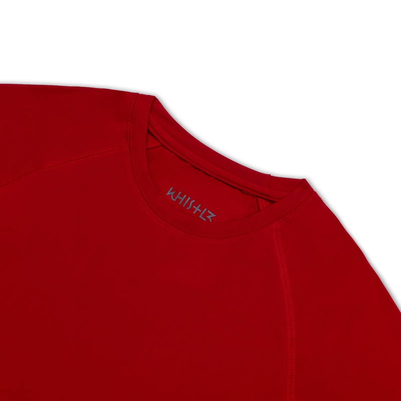 Áo Thun Nam Cộc Tay Thể Thao Chạy Bộ Tập Gym Chất Liệu Polyeste Form Thoải Mái Whistl3 Running T-shirt