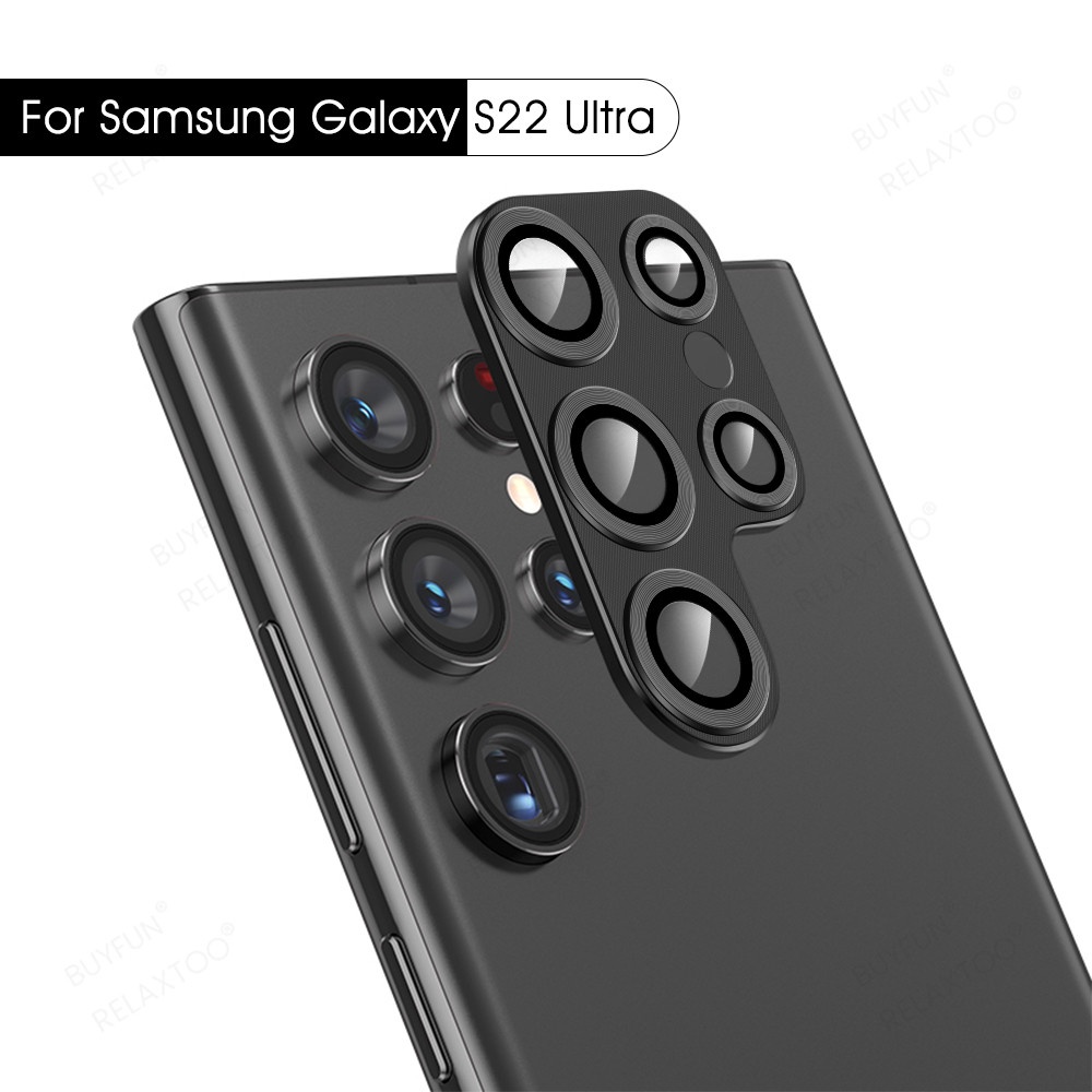 Ốp Điện Thoại Dạng Giáp Có Vòng Kim Loại Bảo Vệ Camera Cho Samsung Galaxy S23 Ultra Samung S 23 Plus S23Plus 5G S23Ultra