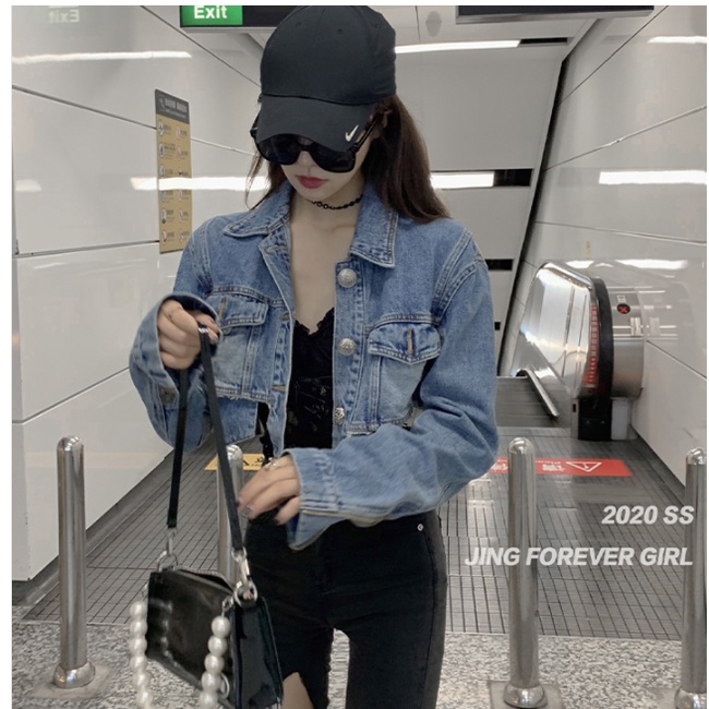 Áo Khoác Denim Thời Trang Mùa Hè Dễ Phối Đồ Dành Cho Nữ