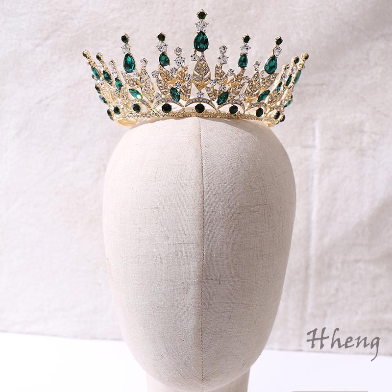 YADORNOS Nữ hoàng tóc trang sức bó nóng bán mũ hợp kim inlay kim cương cô dâu phụ kiện đám cưới