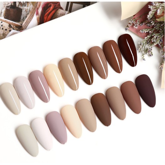 Sơn Gel AS RED | Mã  ABD | Nâu Xám