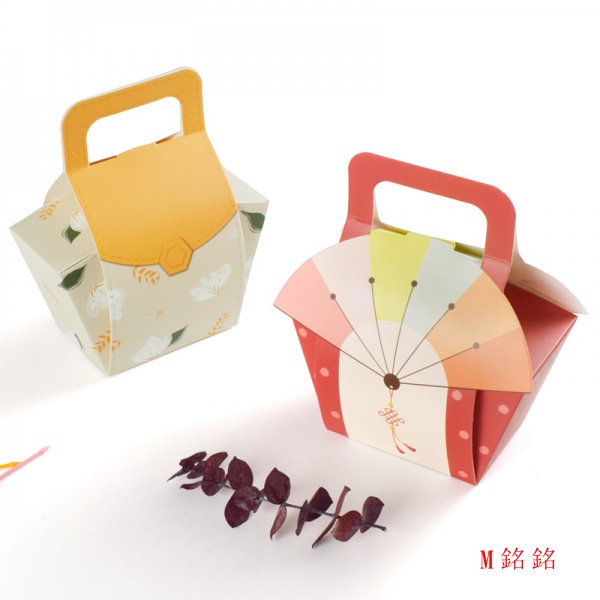 Hộp Đựng Bánh Trung Thu/Bánh Quy/Kẹo Cỡ 9 * 6 * 8cm Thiết Kế Xinh Xắn