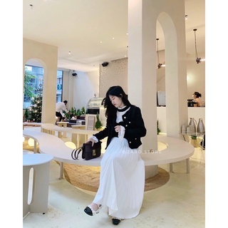 Chân váy xếp ly 2 lớp