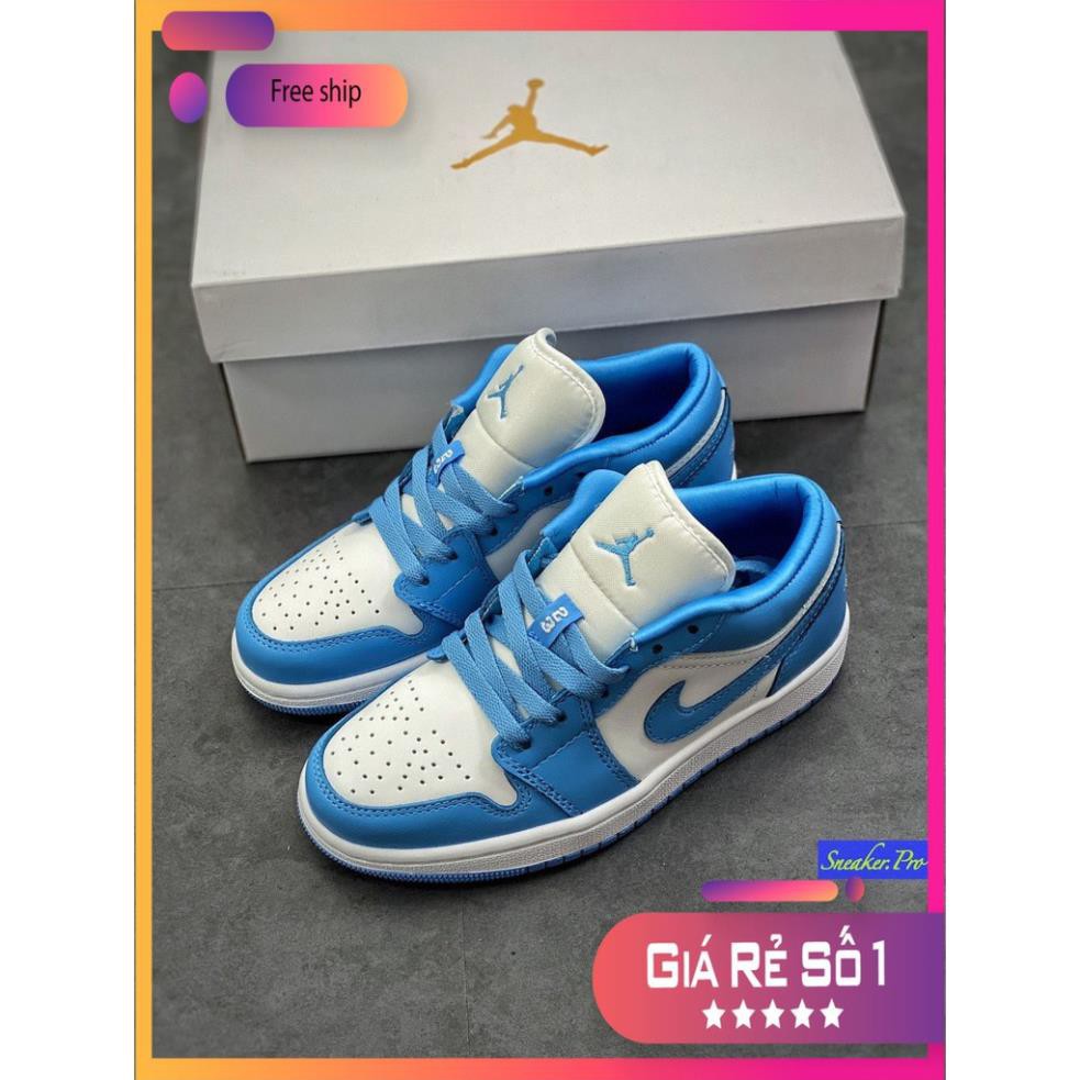 (FULL BOX + QUÀ TẶNG) Giày thể thao AIR Jordan 1 Low UNC (W) cổ thấp siêu đẹp dành cho nam và nữ | BigBuy360 - bigbuy360.vn