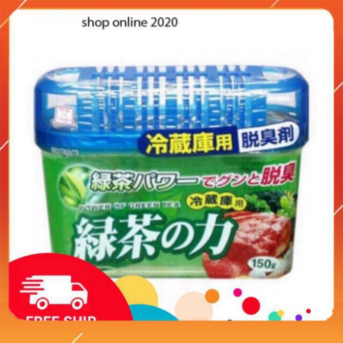 Hộp Khử Mùi Tủ Lạnh Hương Trà Xanh nội địa Nhật Bản ( ẢNH THẬT ) ( ảnh thật )