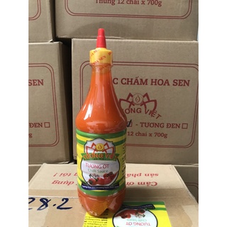 Tương ớt Hoa Sen chai 700ml( 1 chai, 3 chai, 5 chai tùy chọn)