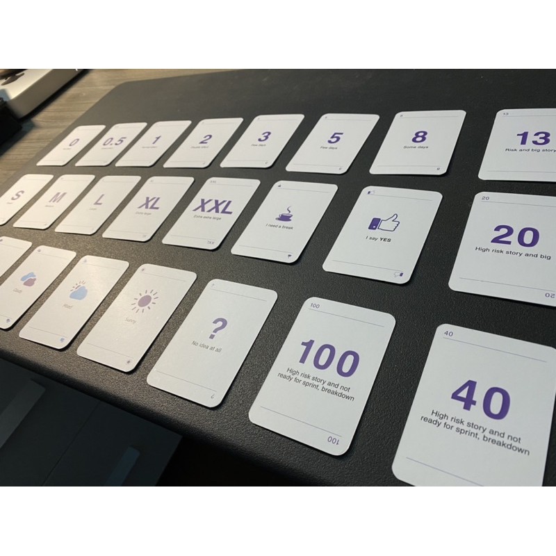 Bộ bài Scrum Planning Poker Retrospective