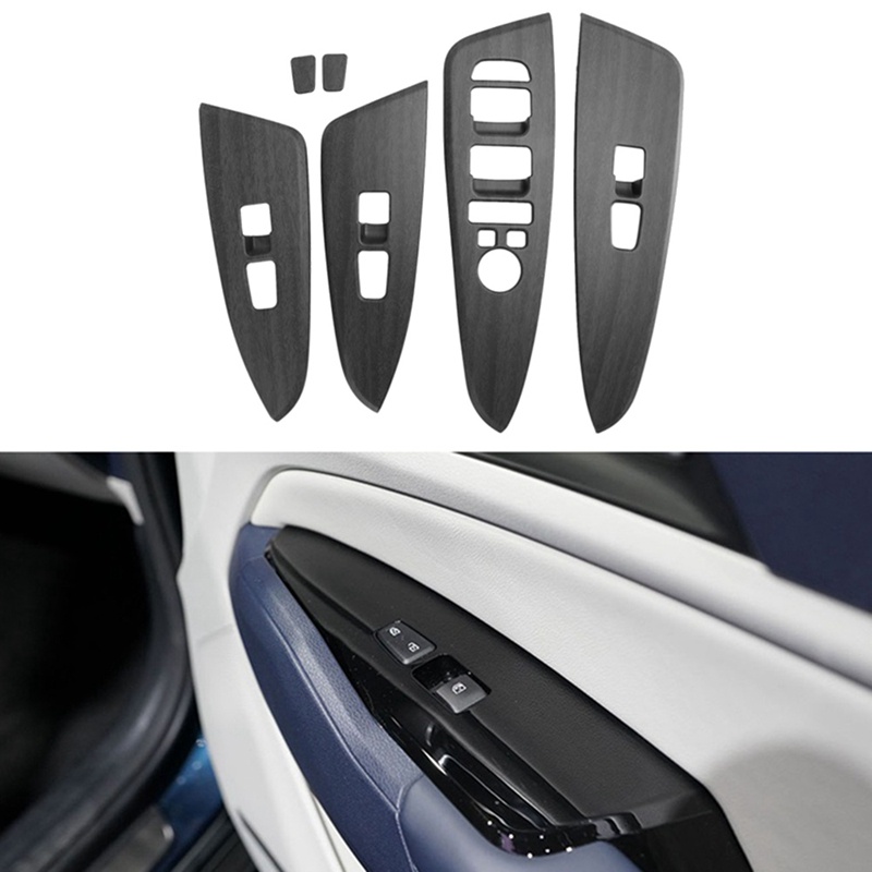 Ốp Bảng Công Tắc Cửa Sổ Xe Hơi Bằng Gỗ Đào Cho Kia Sportage NQ5 2022 2023