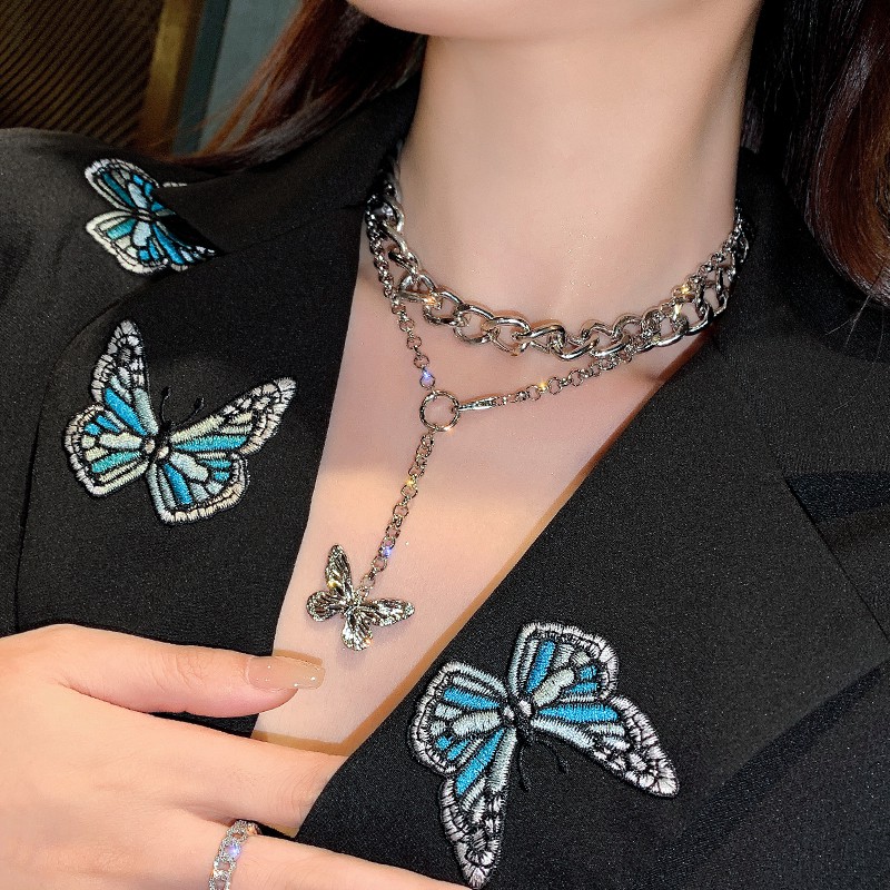 Set vòng cổ rời họa tiết hồ điệp ấn tượng VC88