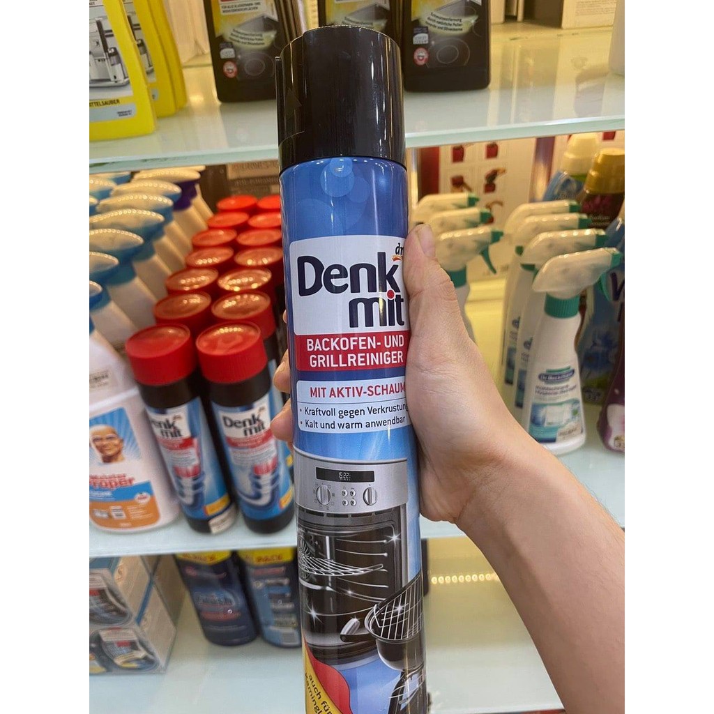 Xịt vệ sinh lò nướng, nồi chiên, lò vi sóng Denkmit siêu sạch- Denkmit Oven and Grill Cleaner