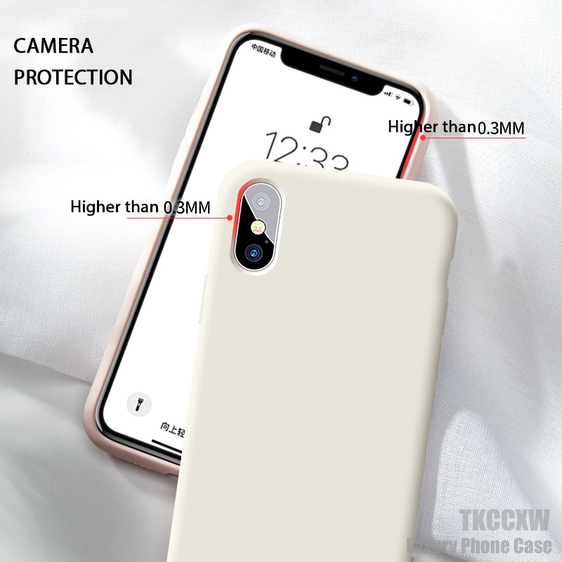 Ốp điện thoại silicon mềm màu trắng tím cho For iPhone 12 Mini 12 Pro Max 11 Pro Max XS MAX XR X 7 8 6 6S Plus SE 2020