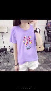 Combo 3 áo thun xẻ tà nữ