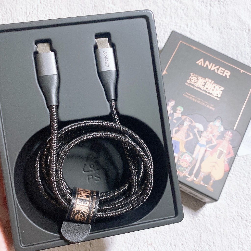 Cáp sạc Anker One Piece Luffy Powerline +II Type C to C 60W 3A dài 1.2 Mét - A9540 Sạc nhanh Samsung Laptop Macbook
